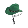 thumbnail image 2 of Chapeau de Cowboy pour Chats Accessoire pour Animal de Compagnie Exclusif Intérieur Extérieur Carnaval Halloween Western Jeu de Rôle Fête, 2 of 4