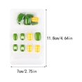 thumbnail image 3 of ziyahi False Nail Wearable Perfect Matching Simple to Wear No Irritating Odor Fake Fingernail Breathable Press Type Adjustable Paster Type 16 Type 10 F741 1Set, 3 of 6