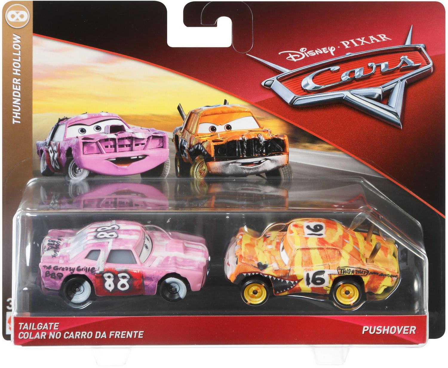 ミニカー Disney Cars 2-Pack TAILGATE & PUSHUOVER Disney Pixar Cars Tailgate and Pushover 2-Pack - Walmart.ca