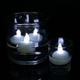 thumbnail image 2 of 12 Pack Realistic and Bright Flickering Bulb Battery Operated Flameless LED Tea Light for Seasonal and Festival Celebration  Pack of 12  Electric Fake Candle Yellow light, 2 of 8