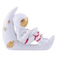 thumbnail image 1 of MasteelfCA 1Pc 3D Resin Astronaut Wall Sticker Household Socket Protective Cover Creative Switch Sticker (White Astronaut Sitting on the Crescent Moon Style), 1 of 8
