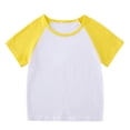 thumbnail image 3 of MKOSPLRT Workout Sets for Kid 12M-11Y Color Block Running Outfits Short Sleeve Raglan Shirts Drawstring Waist Track Shorts Sports Outfits, 3 of 4
