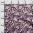 thumbnail image 2 of oneOone Velvet Grayish Purple Fabric Tropical Sewing Craft Projects Fabric Prints By Yard 58 Inch Wide, 2 of 4
