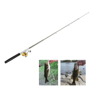 Rode de pêche et Reel Combo, Mini Poche portable Pôle télescopique, Surf Casting Rod, pour les passionnés de pêche, Convient pour bateau, Dam, Pêche sur glace