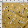 thumbnail image 3 of oneOone Polyester Spandex Dark Mustard Fabric Beach Sewing Material Print Fabric By The Yard 56 Inch Wide, 3 of 4
