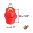 thumbnail image 2 of Unique Bargains Isolant 8 Pcs SM25 Haute Résistance avec Vis M5 pour Armoire de Distribution d'Alimentation, 2 of 6