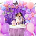 thumbnail image 2 of CJiaWei Rain Curtain Balloon Wedding Wedding Room Dress Birthday Party Background Wall Posting MultiScene Suitable For Arrangement Tassel Color Ribbon, 2 of 4