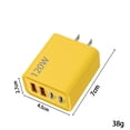 thumbnail image 4 of UsRHHA 2 in 1 GaN Charger, 120W Fast Charger Module with 4 Ports, Portable Wall Plug for Phone Tablet Laptop Travel, 4 of 5