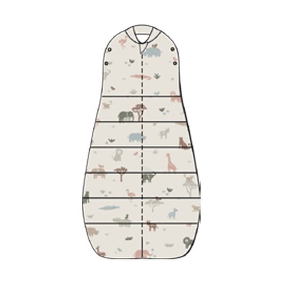 ergoPouch - Cocoon Sleep Sack Swaddle - Organic Cotton Newborn Swaddle Bag with Two-Way Zipper - Baby Swaddle Blanket for Safe Sleep 2.5tog - Savannah 6-12M