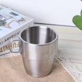 thumbnail image 2 of Mug, Stainless Steel Coffee Cup Coffee Cup, Coffee Mug With Handle Insulated Coffee Cup For Outdoor For Home, 2 of 8