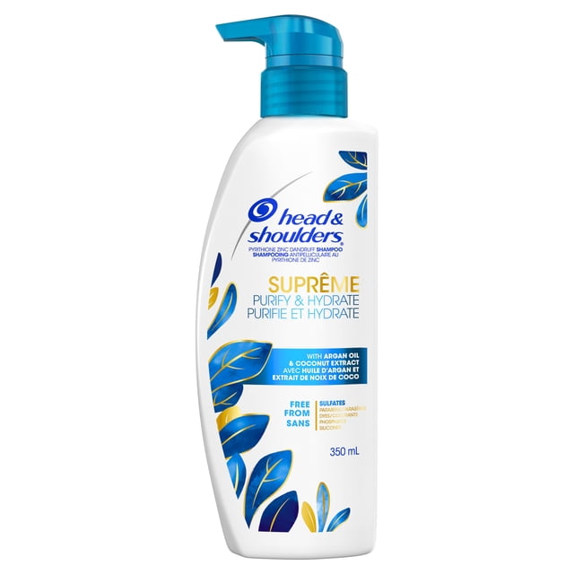 Head & Shoulders Suprême Sans Sulfates Purifie & Hydrate Shampooing Antipelliculaire