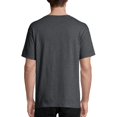 thumbnail image 3 of Hanes T-Shirts à Col Ras du Cou ComfortSoft pour Hommes, Lot de 4, S, Charbon Chiné, 3 of 5