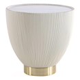 thumbnail image 1 of Manhattan Comfort Table d'Appoint Anderson 2.0 avec Cadre en Acier, Crème, 1 of 6