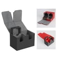 thumbnail image 3 of pitrice 160 Card Deck Storage Gathering Card Deck Case Collectible Game Toy Hobbies Box Collectible Card Organizer Cards Container for MTG TCG Black gray, 3 of 9