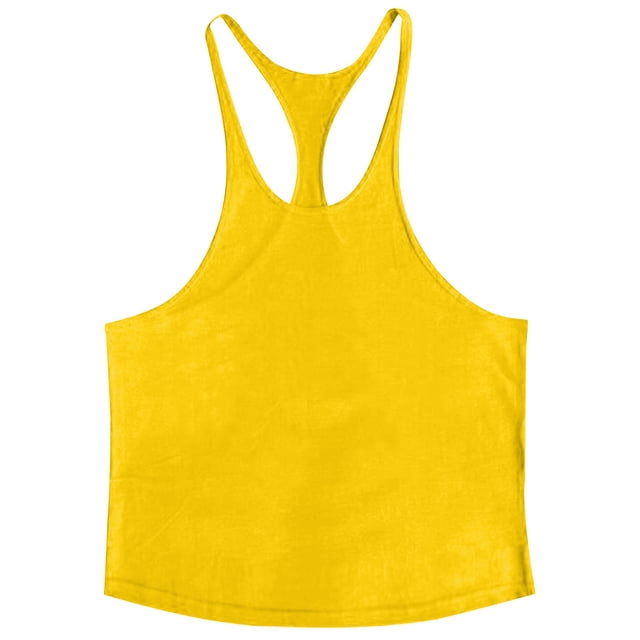 Plebaso Cotton Tank Tops for Men Workout Sleeveless Muscle Shirts Lightweight Summer Athletic Running Tee