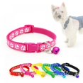 thumbnail image 2 of Collier pour Animaux de Compagnie Chien de Chat Réglable en Forme d'Empreinte de Pied avec des Cloches Animaux de Compagnie Fournitures Cadeau pour Animal de Compagnie, 2 of 6
