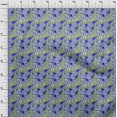 thumbnail image 4 of oneOone Rayon Light Blue Fabric Asian Japanese Koi Fish Sewing Craft Projects Fabric Prints By Yard 56 Inch Wide, 4 of 4
