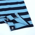 thumbnail image 3 of Baby Boy'S Striped Bodysuit Infant Cotton Short Sleeve Romper, 3-24 Months, 3 of 8