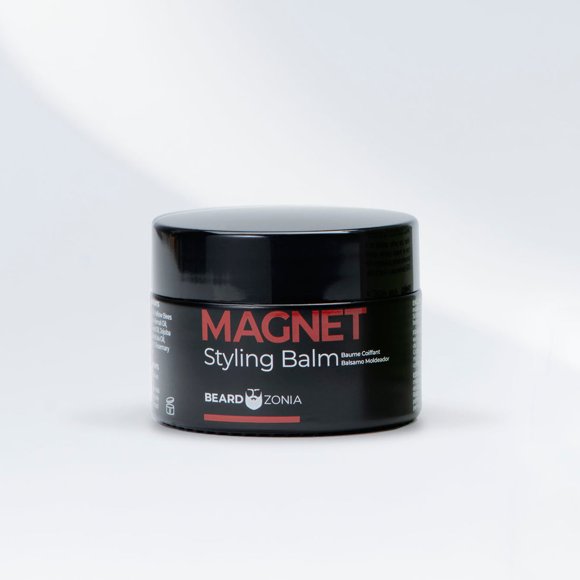 MAGNET Baume Coiffant et Hydratant, Végane, Sans Alcool, Ingrédients Naturels de Qualité Supérieure, Tenue Douce, pour Tous les Types de Barbe et de Cheveux - 100 % Canadien