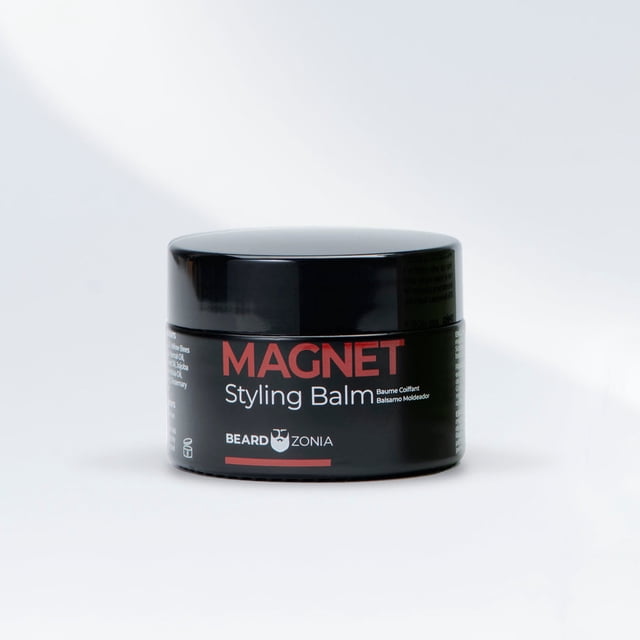 MAGNET Styling Balm & Moisturizer, Vegan, Alcohol Free, Premium All Natural Ingredients, Mild Hold, For All Beard and Hair Types - 100% Canadian