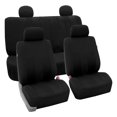 thumbnail image 1 of FH Group Universal Fit Striking Striped Cloth Car Seat Covers for Auto SUV VAN Airbag Compatible Full Set, 1 of 10
