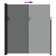 thumbnail image 3 of vidaXL Auvent Latéral Rétractable Anthracite 220x600 cm, 3 of 5