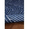thumbnail image 2 of Fuller 5' x 7' Washable Area Rug, Blue and Ivory, 2 of 8