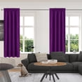 thumbnail image 1 of TIMIFIS Thermal Insulated Blackout Curtains for Bedroom with Black Liner Solid Colour Blackout Curtains for Living Room Kitchen Window Curtains, 1 of 3