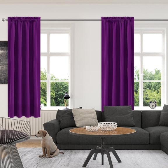 Clearance Tyidzon Blackout Curtains for Bedroom and Living Room - Thermal Insulated Room Darkening Curtains 41.7 x 71.6 Inch