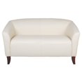 thumbnail image 3 of HERCULES Imperial Series White Leather Loveseat, 3 of 9