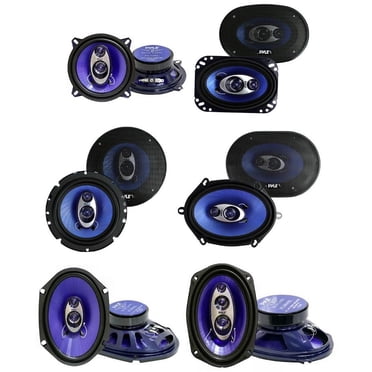 2) Pyle Blue Label Series - 4x6"/5.25"/5x7"/6.5"/6x8"/6x9" Audio Speakers