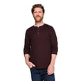 thumbnail image 1 of T-shirt à col henley et manches longues George pour hommes, 1 of 6