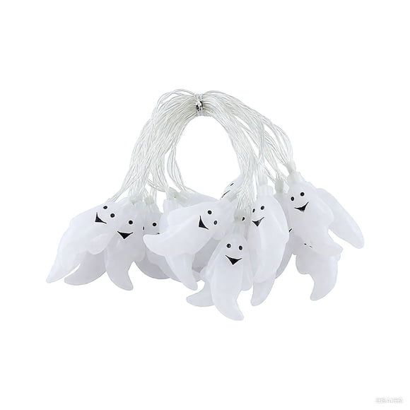 Drppepioner Halloween Ghost Shape Lights Warm White Ghost Led Light Garland Indoor Wall Hanging Decorative Lights Spooky Holiday Ambient Lighting for Party