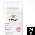 thumbnail image 2 of Dove Désodorisant Sans Aluminium Protection 72 H Bruine à la Rose, 74 g, 2 of 7