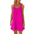 thumbnail image 1 of Birdeem Robe de Plage pour Femmes Bikini Vêtements de Plage Décontractés Vacances Courtes Été Robes Dos Nu, 1 of 6