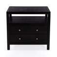 thumbnail image 3 of Butler Specialty Company Nora 2 Drawer Wood Wide Nightstand - Coffee, 3 of 8