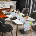 thumbnail image 3 of Yhmxh Table Runner,Table Cloth Easter Bunny Eggs Polyester Cotton Printed Table Flag Table Decoration Desk Mat, 3 of 5