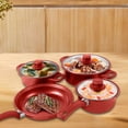 thumbnail image 4 of Fesfesfes 13 Piece Non Stick Cookware Set Pots and Pans with Lids Frying Pan Heat Proof Handles Even Heating Stovetop Oven Safe Home Kitchen Cooking Necessary, 4 of 5
