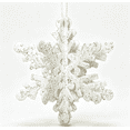 thumbnail image 1 of Holiday Time, 3D White Snowflake Christmas Ornament, 1 of 3