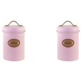 thumbnail image 2 of Wweixi Transparent Tea Jars For Storing And Displaying Favorite Tea Leaves Food Grade Metal Kitchen Storage Jars Jars Kitchen Pink sugar 2Set, 2 of 6