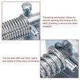 thumbnail image 4 of Unique Bargains Barrel Bolt Latch, 1 Pack 12x220mm - Carbon Steel Galvanized Spring Loaded Gate Latch Pin for Door (Silver), 4 of 5