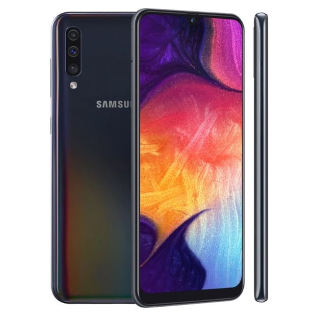 Restored Samsung Galaxy A50 64GB Unlocked Smartphone Good