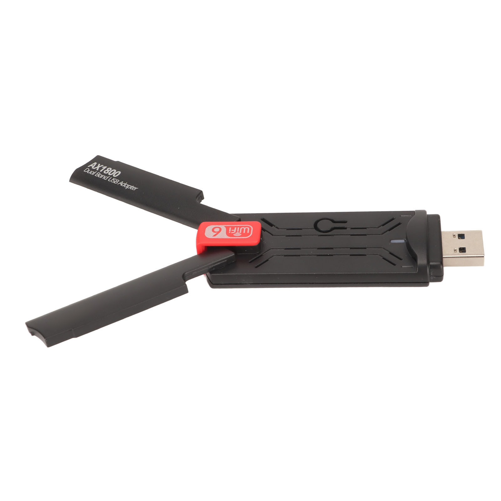 Adaptateur WiFi, Noir 1800Mbps Plug And Play USB WiFi 6 Adaptateur Interface USB3.0 pour Tablettes