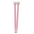 thumbnail image 3 of Drum Mallet Set, Good Hand Feel Even Percussion Drums Mallets Accessory Felt Head  For Performance Pink, 3 of 8