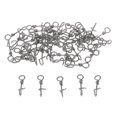 thumbnail image 1 of Almencla 50 Pieces Stainless Steel quickly lock Fishing Clip Connector 15mm, 1 of 8