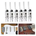 thumbnail image 4 of Peahefy String Saddle,6Pcs Guitar Bridge String Saddles for Tremolo Bridges Musical Instrument Accessories,Electric Guitar Accessories, 4 of 8