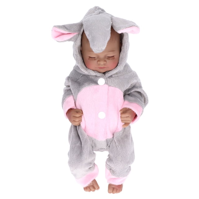 Poupée Bébé, Cadeau d'Anniversaire Poupée Bébé Jouet de Jeu de Rôle Délicat pour Fête des Fêtes Yeux Fermés
