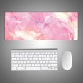 thumbnail image 4 of Desk Pad Protector,Cute Mouse Pad,Marble Office Desk Mat,Non-Slip Desk Pad for Keyboard and Mouse,Laptop Desk Leather Cover,Waterproof Writing Mat for Office Home (Pink,31.5" x 11.8"), 4 of 5