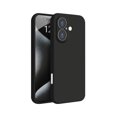 thumbnail image 1 of PANDACO Soft Shell Black Case for iPhone 16, 1 of 3