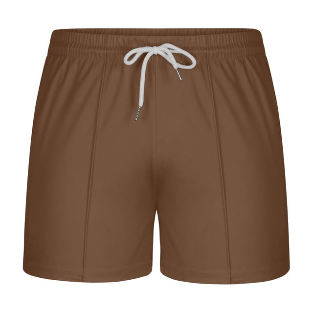 Diufon Men's Athletic Shorts Spring Summer Casual Elastic Waisted Drawstring Sport Shorts Wide Leg Loose Shorts